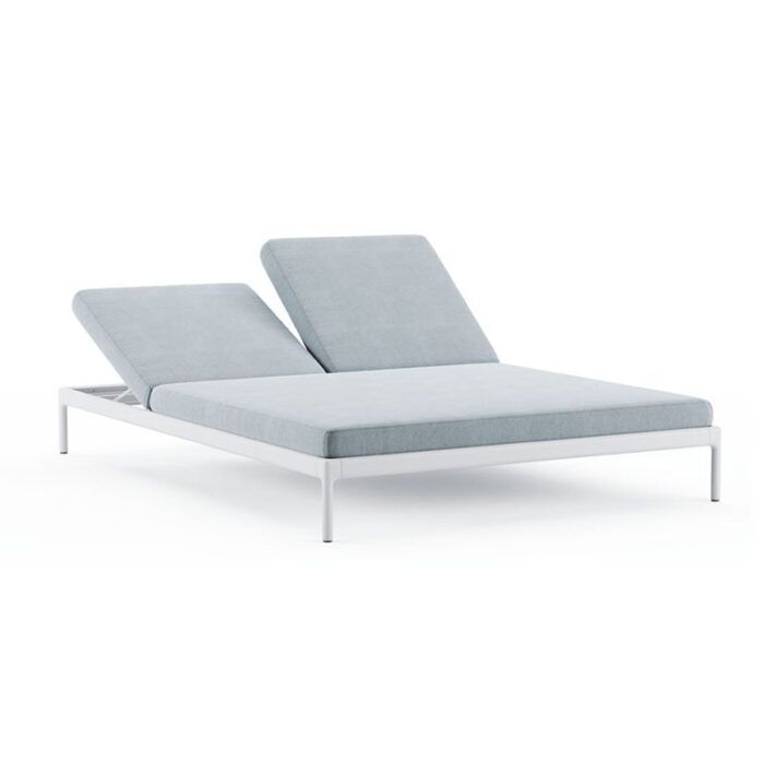 Shezllong dopio alumini me dyshek Lounger Bliss
